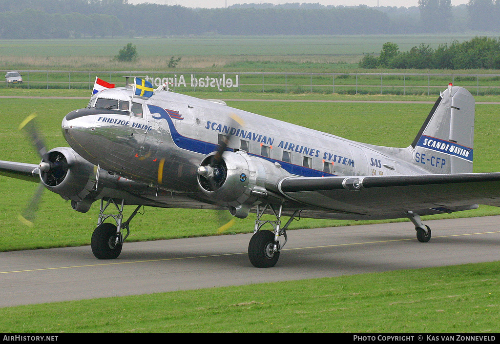 Aircraft Photo of SE-CFP | Douglas C-47A Skytrain | Scandinavian Airlines System - SAS | AirHistory.net #239546