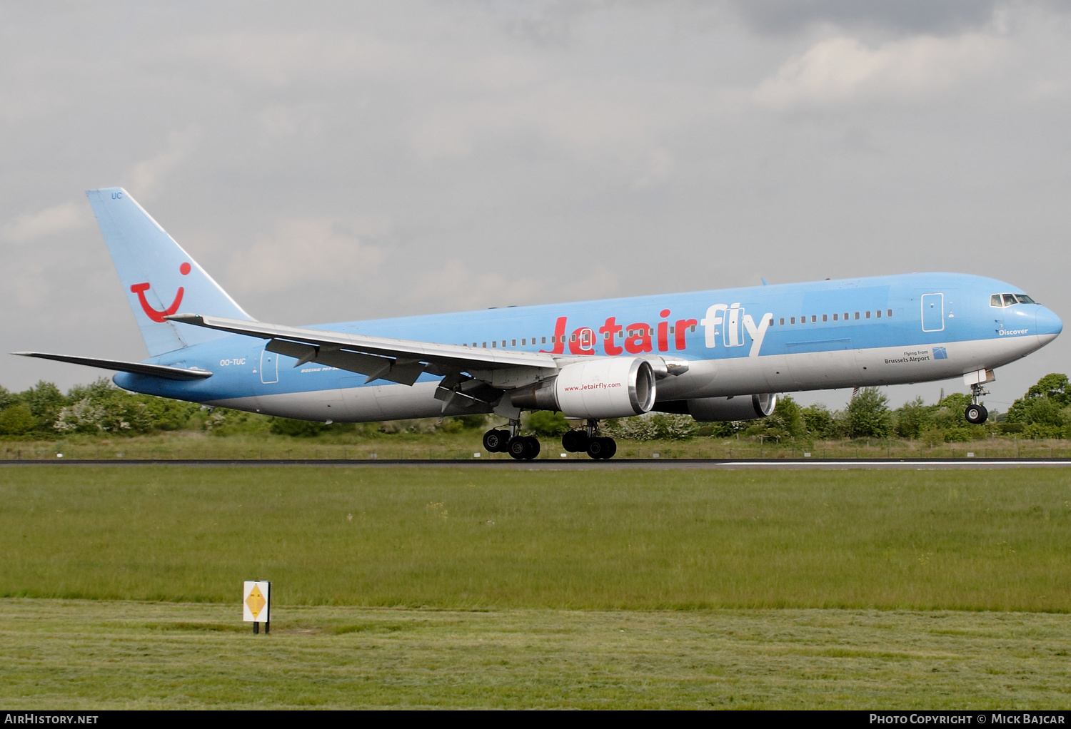 Aircraft Photo of OO-TUC | Boeing 767-341/ER | Jetairfly | AirHistory.net #239603