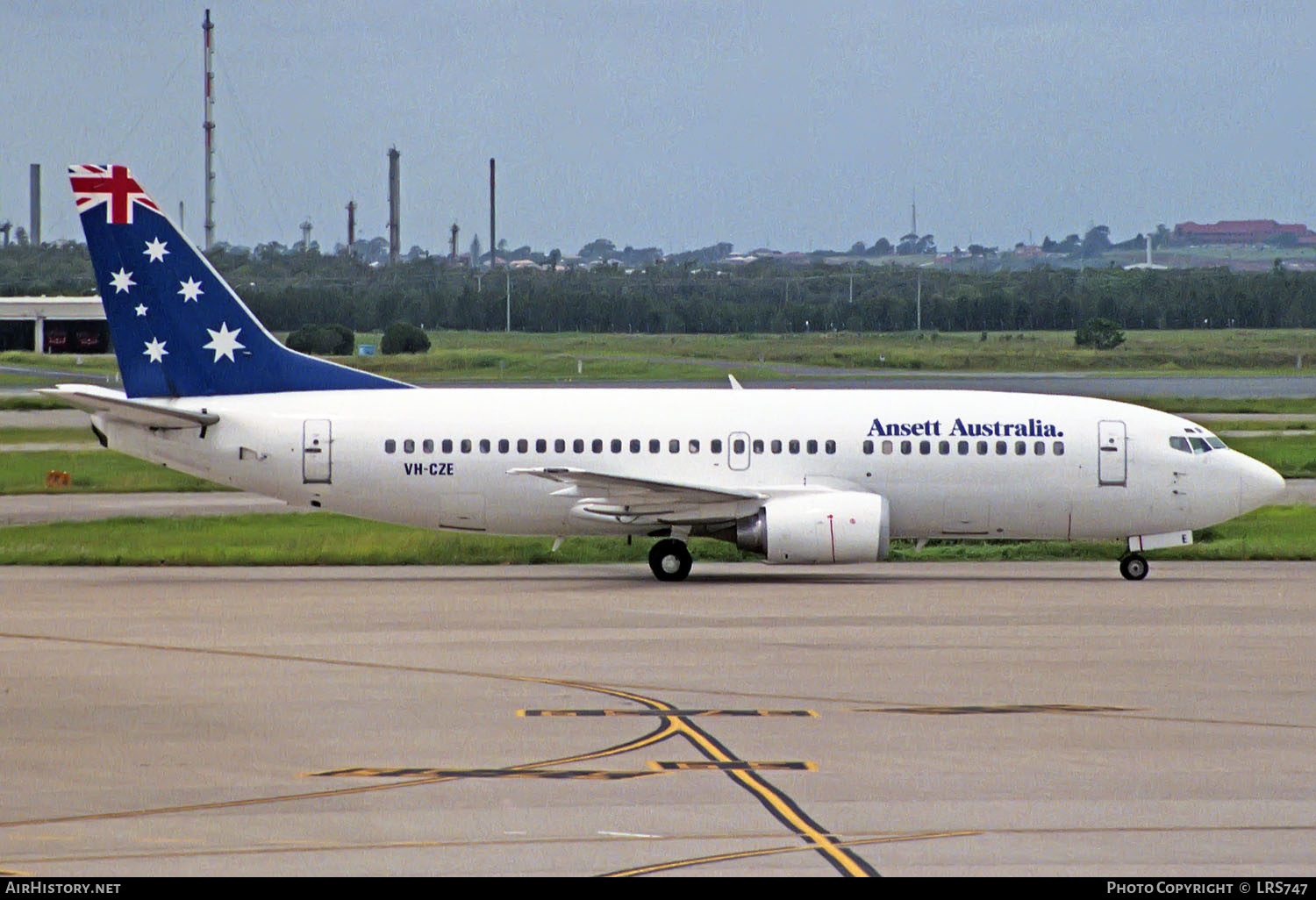 Aircraft Photo of VH-CZE | Boeing 737-377 | Ansett Australia | AirHistory.net #239610