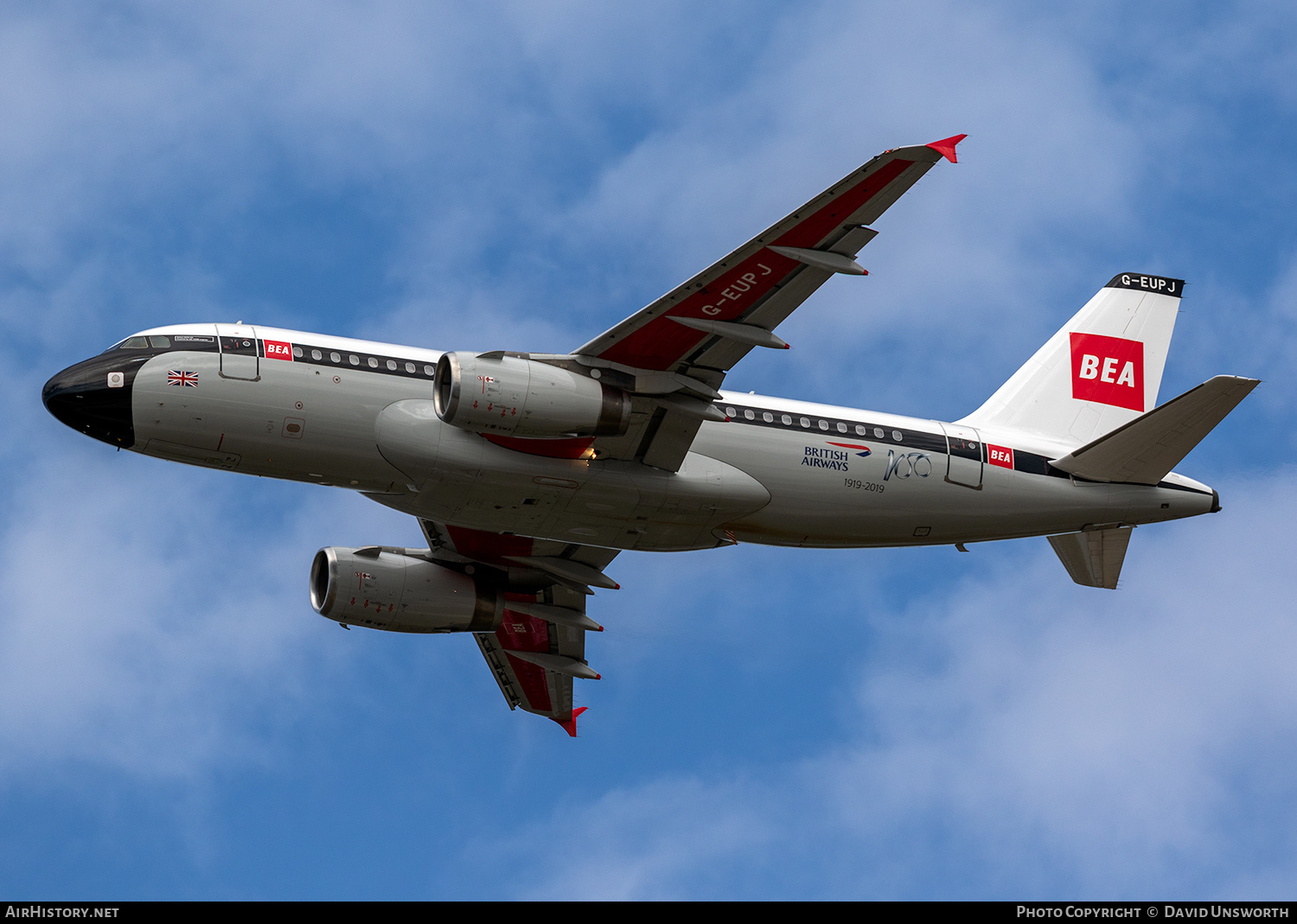 Aircraft Photo of G-EUPJ | Airbus A319-131 | British Airways | BEA - British European Airways | AirHistory.net #239634