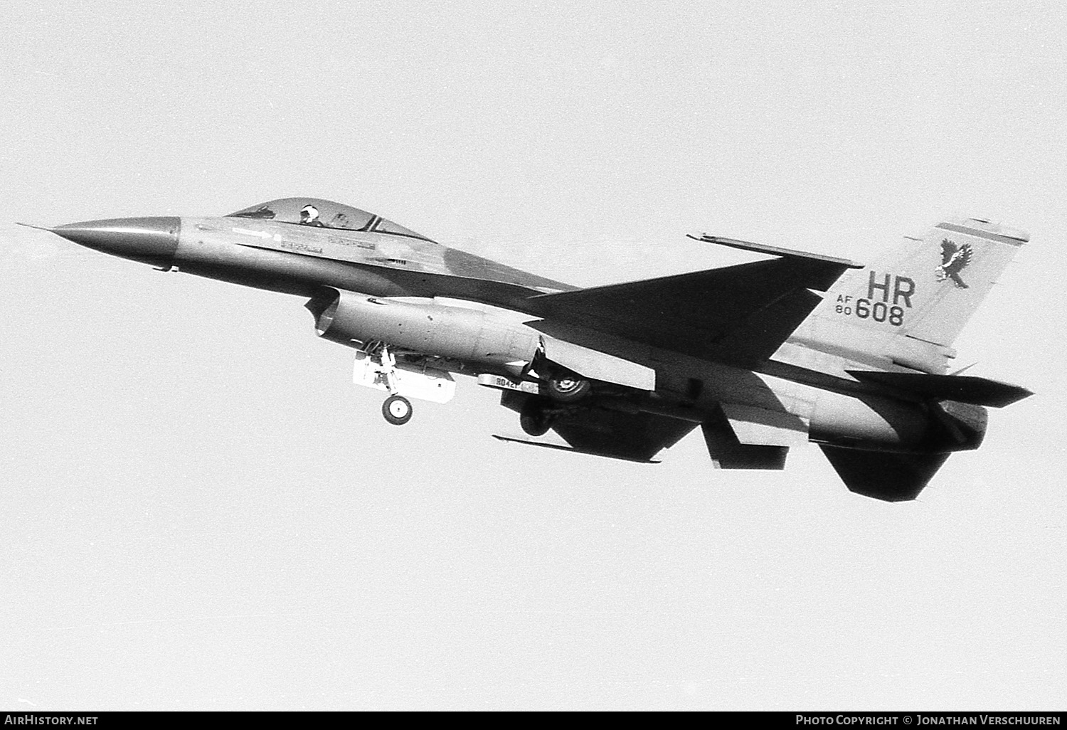 Aircraft Photo of 80-0608 / AF80-608 | General Dynamics F-16A Fighting Falcon | USA - Air Force | AirHistory.net #239689