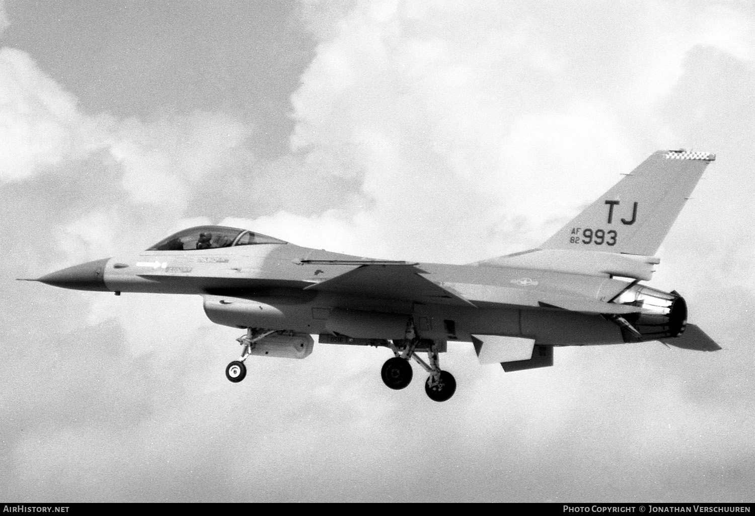 Aircraft Photo of 82-0993 / AF82-993 | General Dynamics F-16A Fighting Falcon | USA - Air Force | AirHistory.net #239690