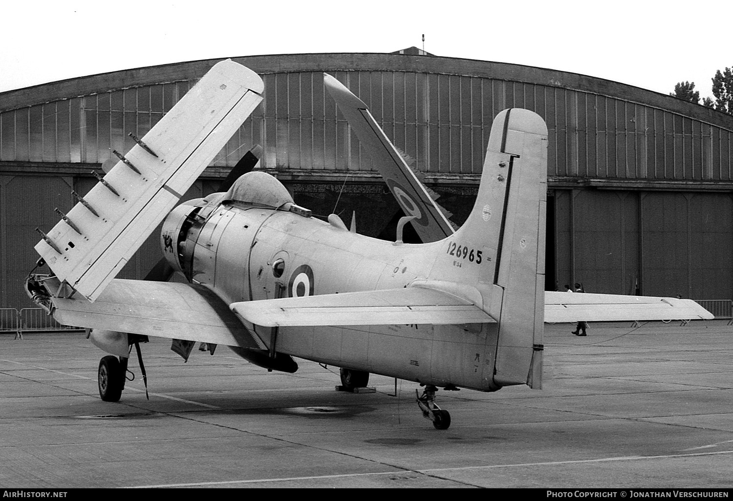 Aircraft Photo of OO-FOR / 126965 | Douglas A-1D Skyraider (AD-4NA) | France - Air Force | AirHistory.net #239707