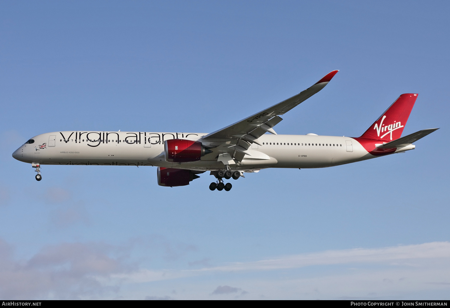 Aircraft Photo of G-VPRD | Airbus A350-1041 | Virgin Atlantic Airways | AirHistory.net #239758