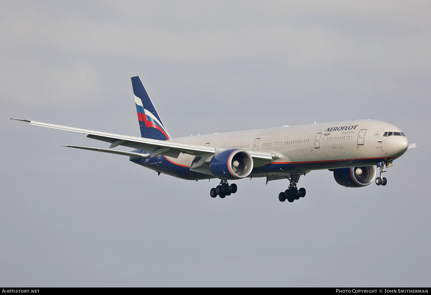 Aircraft Photo of VP-BGF | Boeing 777-3M0/ER | Aeroflot - Russian Airlines | AirHistory.net #239776