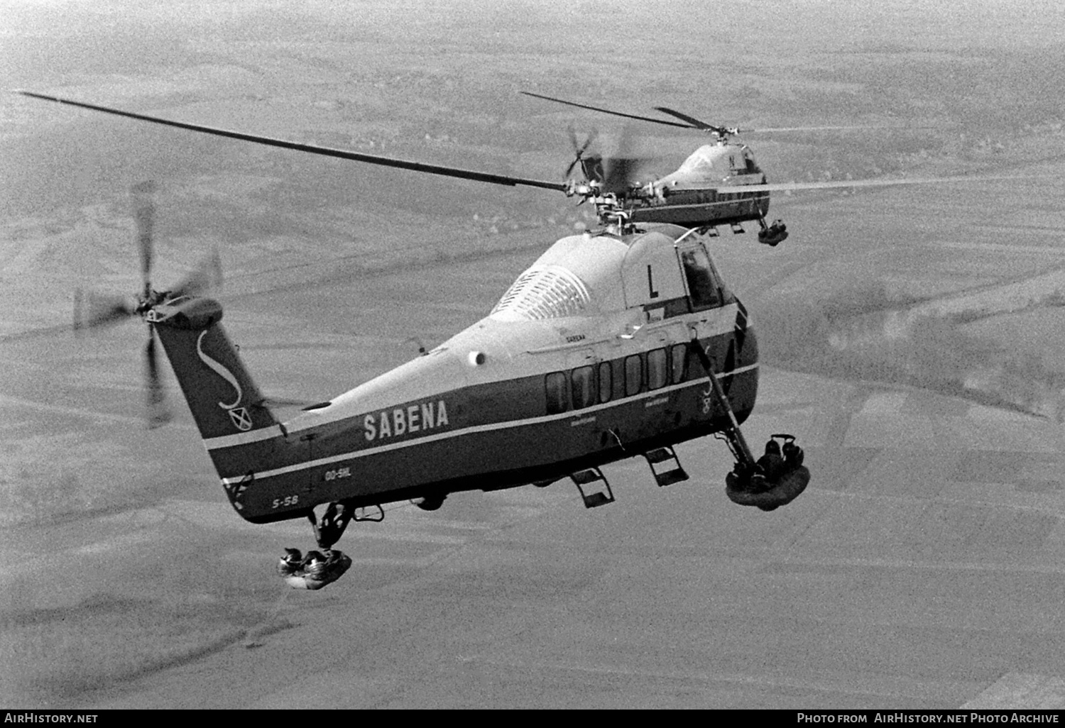 Aircraft Photo of OO-SHL | Sikorsky S-58C | Sabena | AirHistory.net #239853