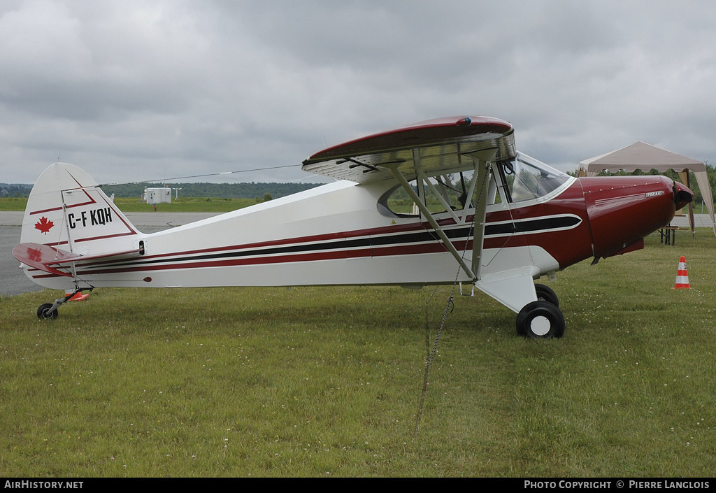 Aircraft Photo of C-FKQH | Piper PA-12 Super Cruiser | AirHistory.net #239870