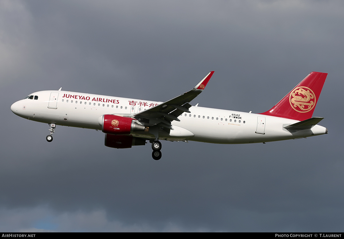 Aircraft Photo of F-WWDK | Airbus A320-214 | Juneyao Airlines | AirHistory.net #239875