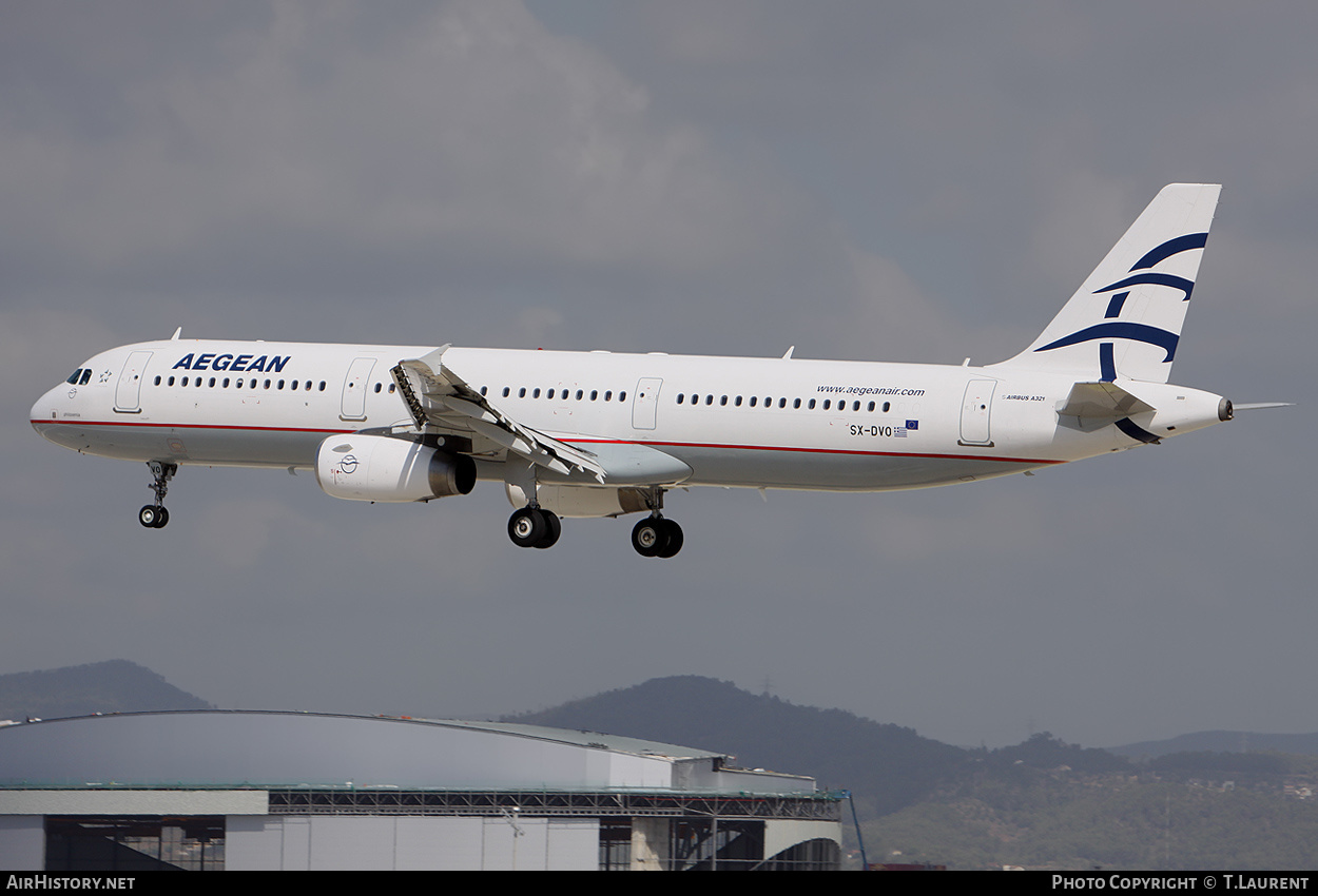 Aircraft Photo of SX-DVO | Airbus A321-232 | Aegean Airlines | AirHistory.net #239877