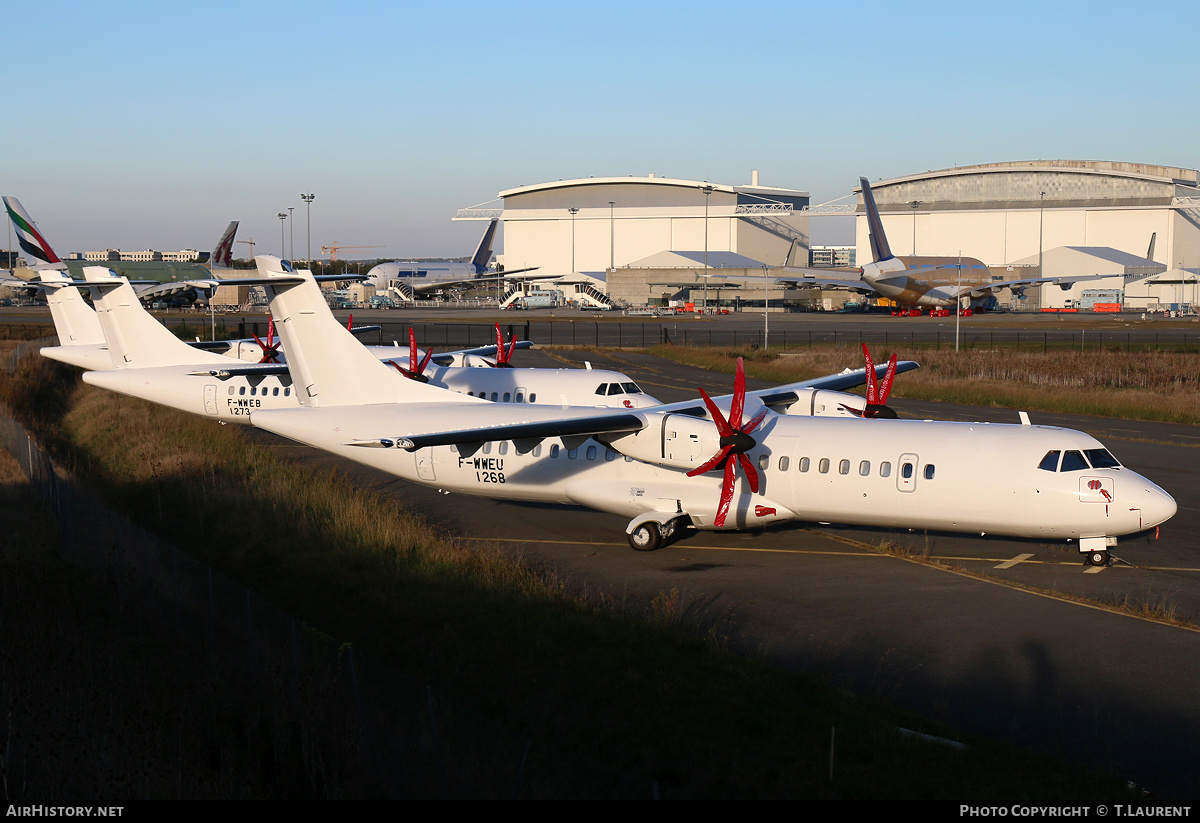 Aircraft Photo of F-WWEU | ATR ATR-72-600 (ATR-72-212A) | AirHistory.net #239983