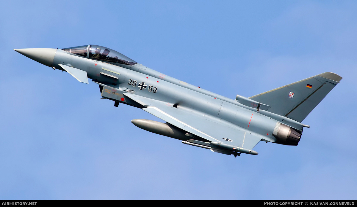 Aircraft Photo of 3058 | Eurofighter EF-2000 Typhoon S | Germany - Air Force | AirHistory.net #239989