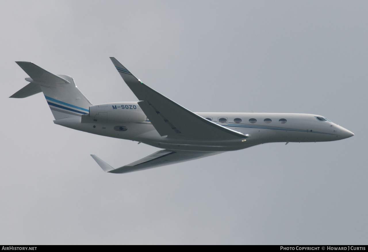 Aircraft Photo of M-SOZO | Gulfstream Aerospace G650ER (G-VI) | AirHistory.net #239993