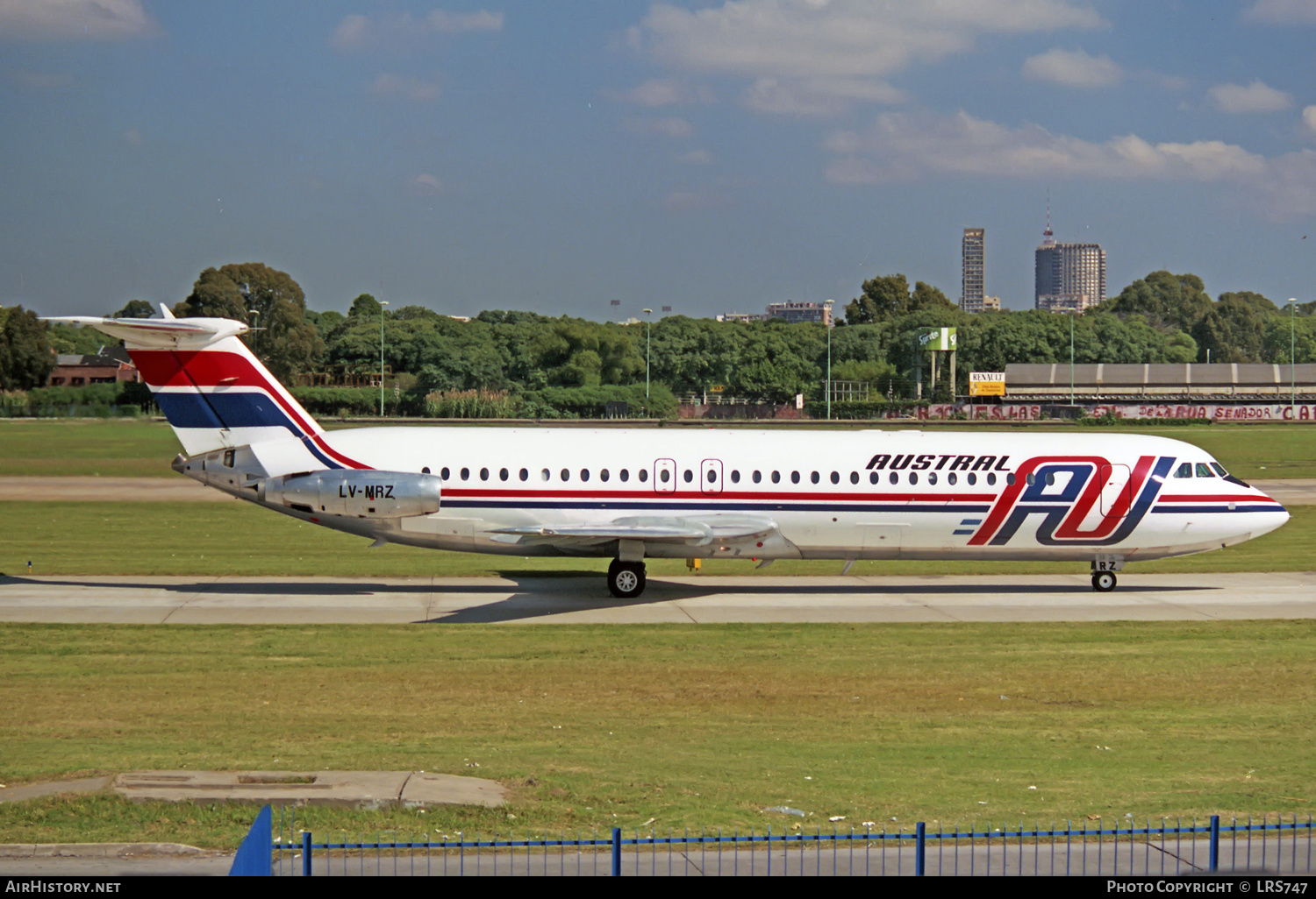 Aircraft Photo of LV-MRZ | BAC 111-518FG One-Eleven | Austral Líneas Aéreas | AirHistory.net #239996