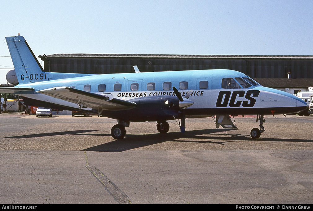 Aircraft Photo of G-OCSI | Embraer EMB-110P2 Bandeirante | Overseas Courier Service - OCS | AirHistory.net #239999