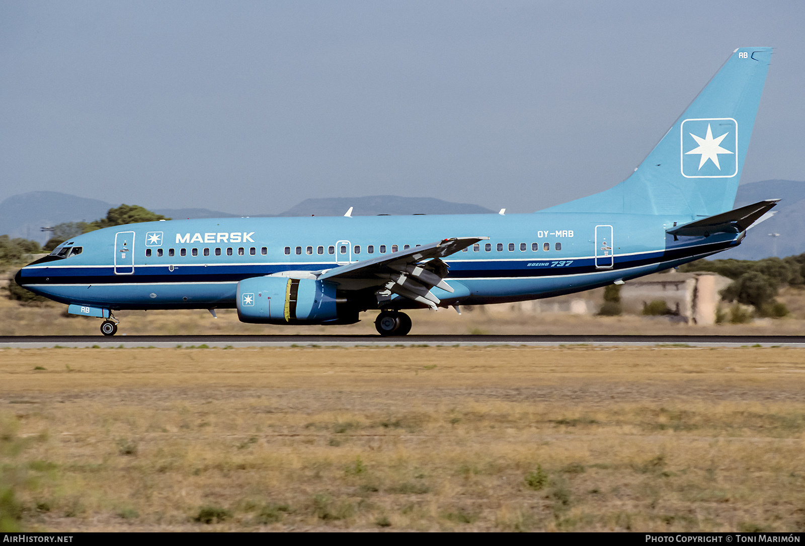 Aircraft Photo of OY-MRB | Boeing 737-7L9 | Maersk Air | AirHistory.net #240017