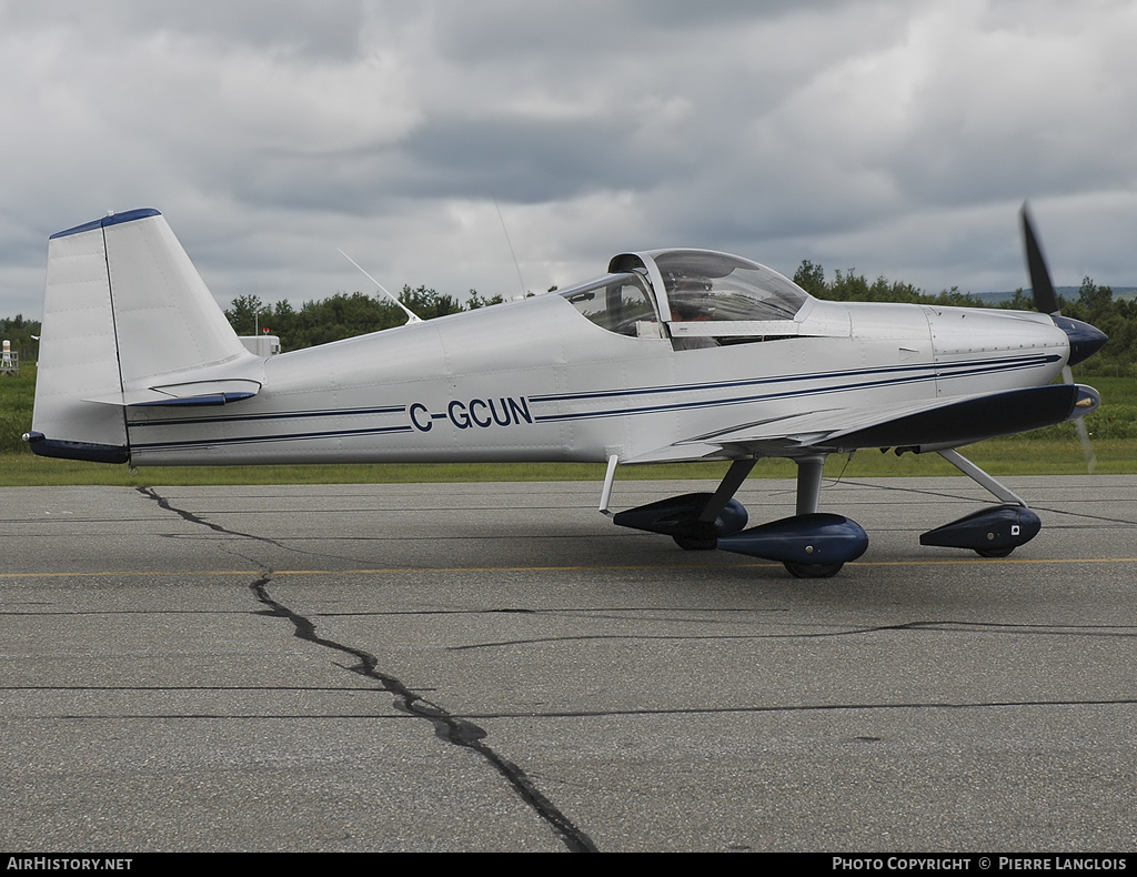 Aircraft Photo of C-GCUN | Van's RV-6A | AirHistory.net #240031