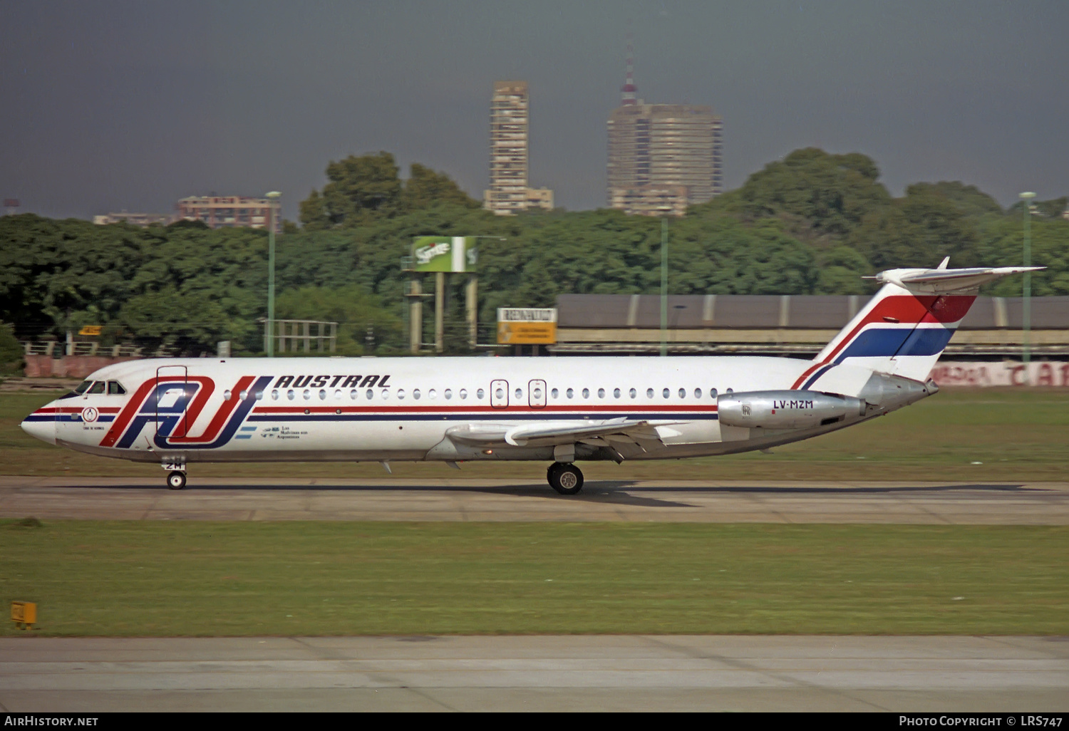 Aircraft Photo of LV-MZM | BAC 111-515FB One-Eleven | Austral Líneas Aéreas | AirHistory.net #240049