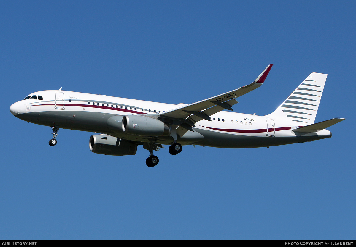 Aircraft Photo of A7-HSJ | Airbus ACJ320 (A320-232/CJ) | AirHistory.net #240060