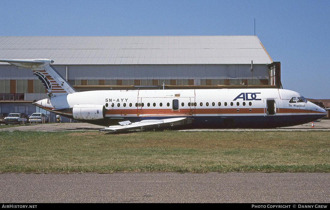 Aircraft Photo of 5N-AYY | BAC 111-203AE One-Eleven | ADC Airlines | AirHistory.net #240096