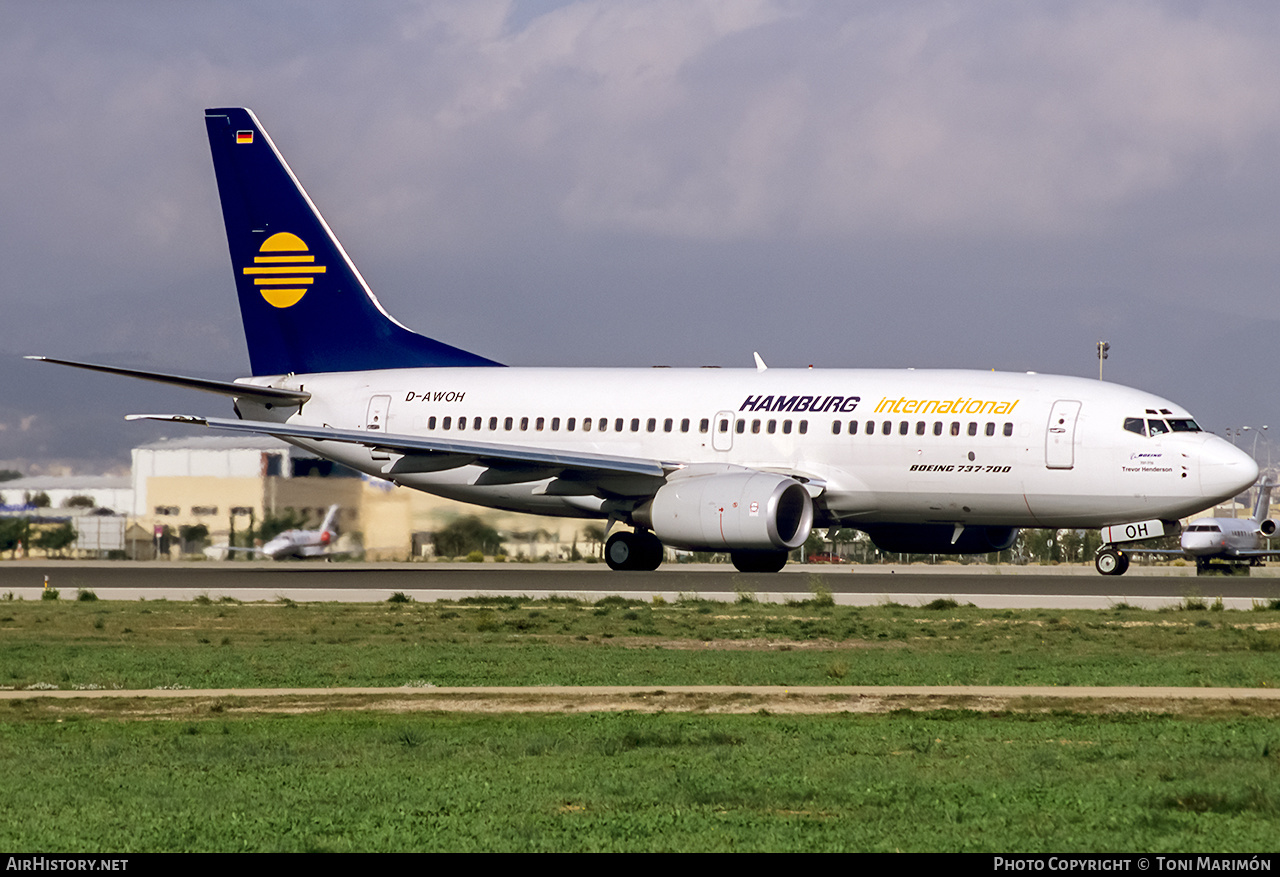 Aircraft Photo of D-AWOH | Boeing 737-73S | Hamburg International | AirHistory.net #240099