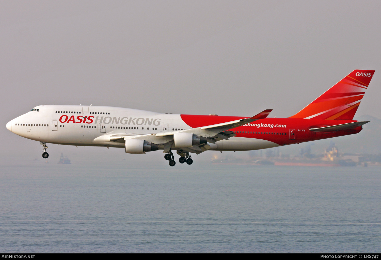 Aircraft Photo of B-LFB | Boeing 747-412 | Oasis Hong Kong Airlines | AirHistory.net #240106