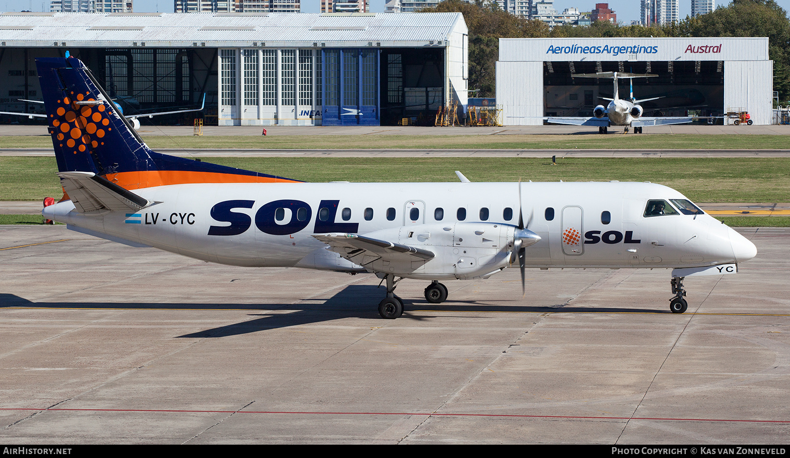 Aircraft Photo of LV-CYC | Saab 340B | Sol Líneas Aéreas | AirHistory.net #240111