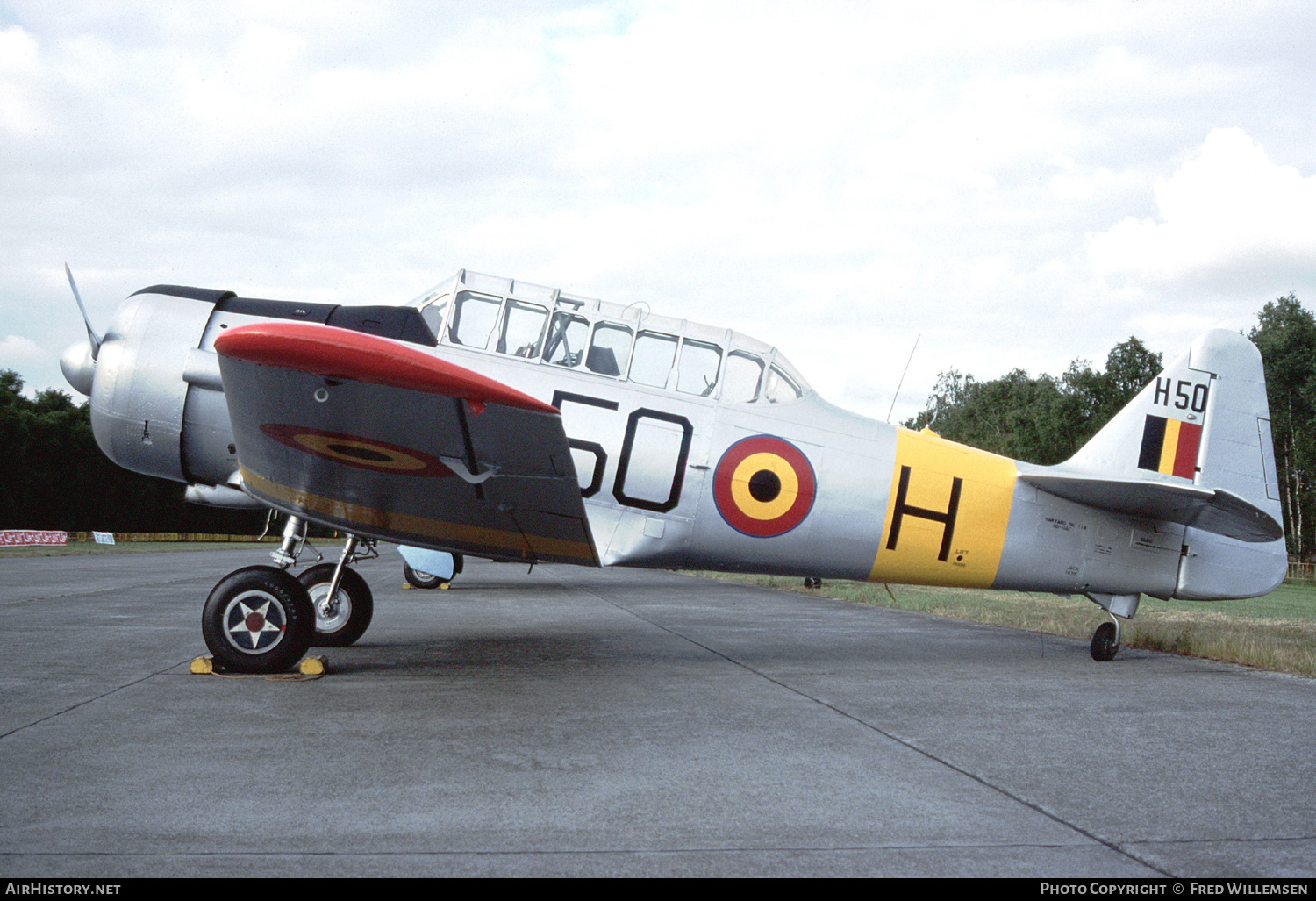 Aircraft Photo of OO-DAF / H50 | North American AT-16 Harvard IIB | Belgium - Air Force | AirHistory.net #240147