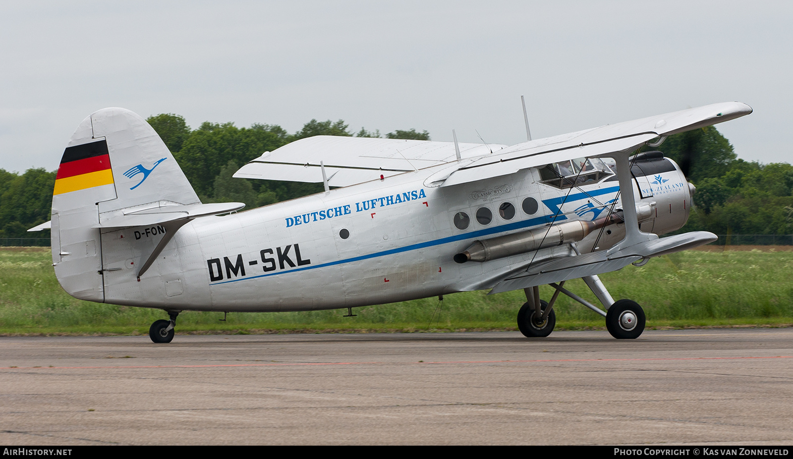 Aircraft Photo of D-FONL / DM-SKL | Antonov An-2T | Classic Wings | Deutsche Lufthansa | AirHistory.net #240165