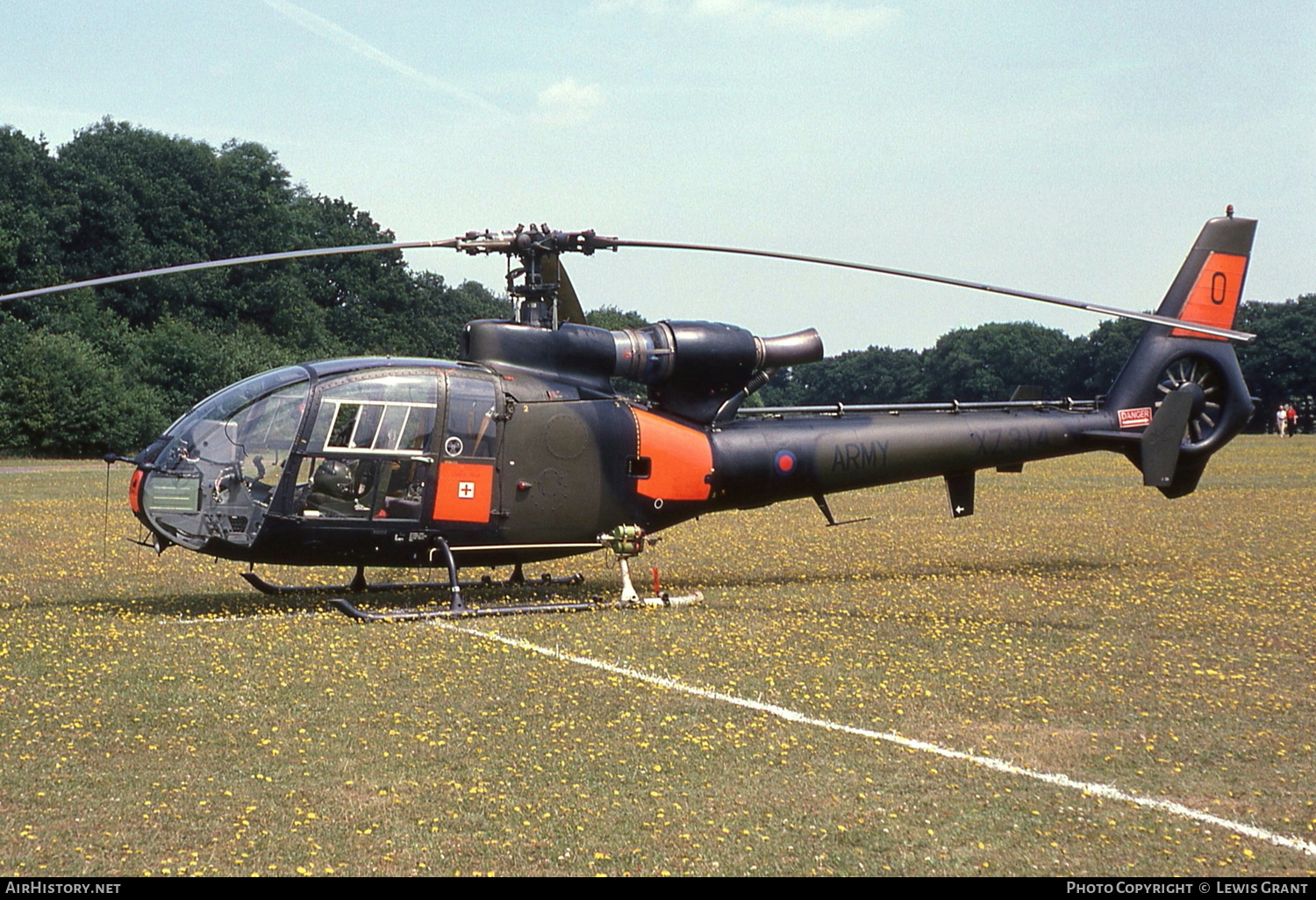 Aircraft Photo of XZ314 | Aerospatiale SA-341B Gazelle AH1 | UK - Army | AirHistory.net #240187