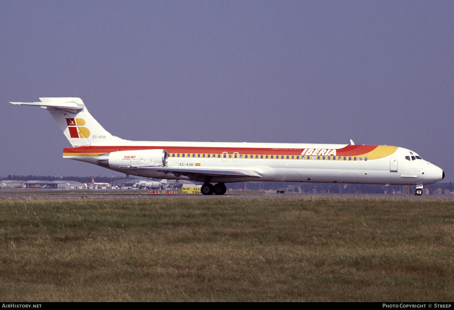 Aircraft Photo of EC-638 | McDonnell Douglas MD-87 (DC-9-87) | Iberia | AirHistory.net #240242