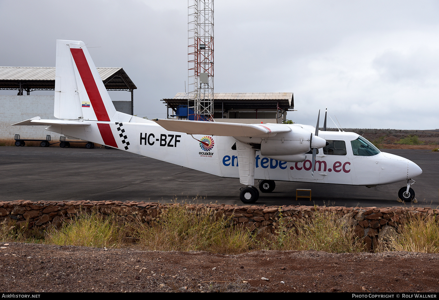 Aircraft Photo of HC-BZF | Britten-Norman BN-2A-27 Islander | Emetebe | AirHistory.net #240262