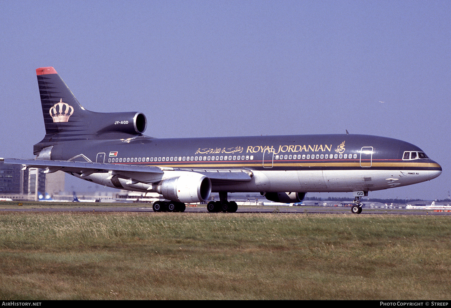 Aircraft Photo of JY-AGD | Lockheed L-1011-385-3 TriStar 500 | Royal Jordanian Airlines | AirHistory.net #240267