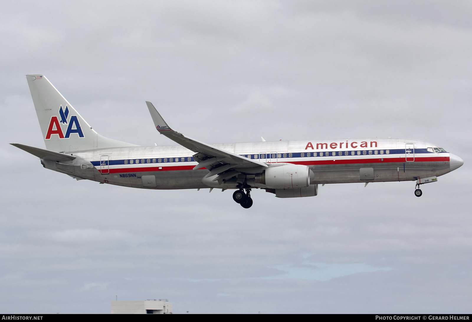 Aircraft Photo of N869NN | Boeing 737-823 | American Airlines | AirHistory.net #240278