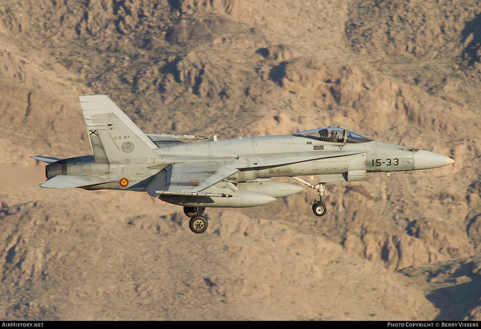 Aircraft Photo of C15-67 | McDonnell Douglas EF-18A Hornet | Spain - Air Force | AirHistory.net #240288