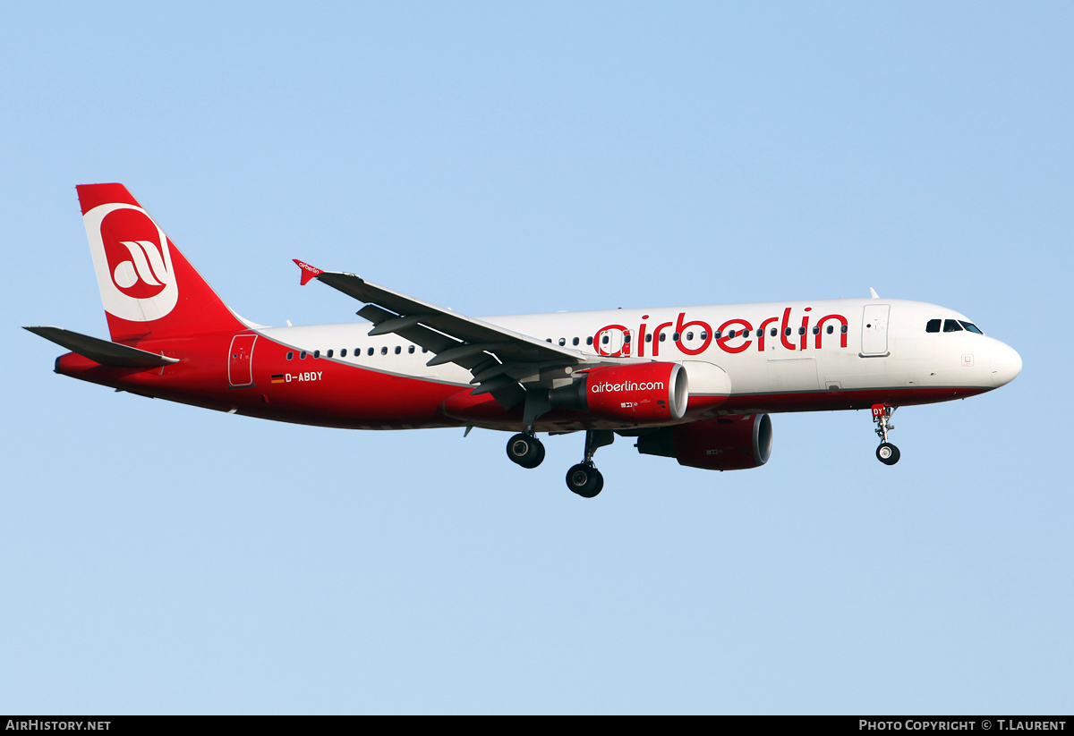 Aircraft Photo of D-ABDY | Airbus A320-214 | Air Berlin | AirHistory.net #240304