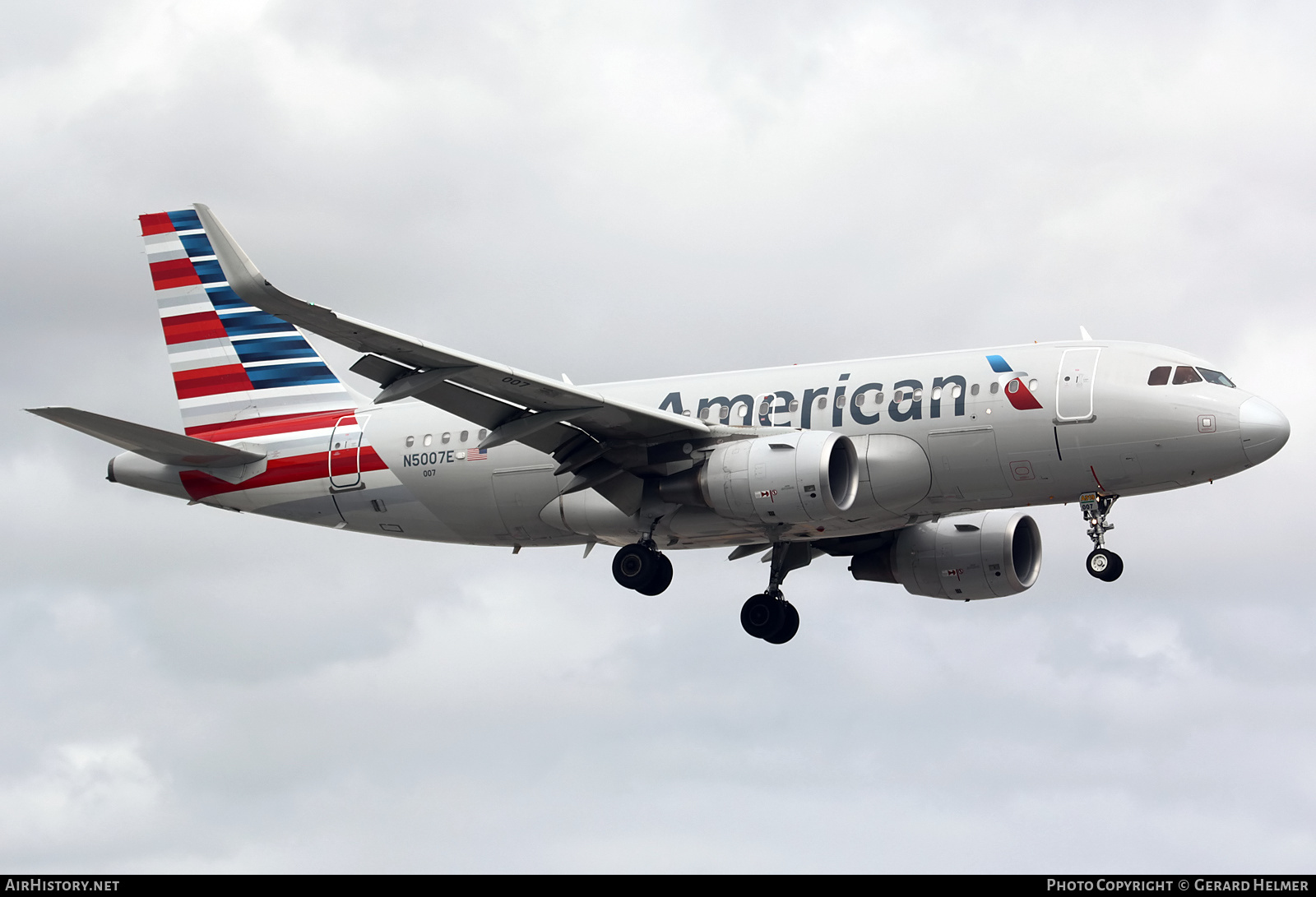 Aircraft Photo of N5007E | Airbus A319-115 | American Airlines | AirHistory.net #240321