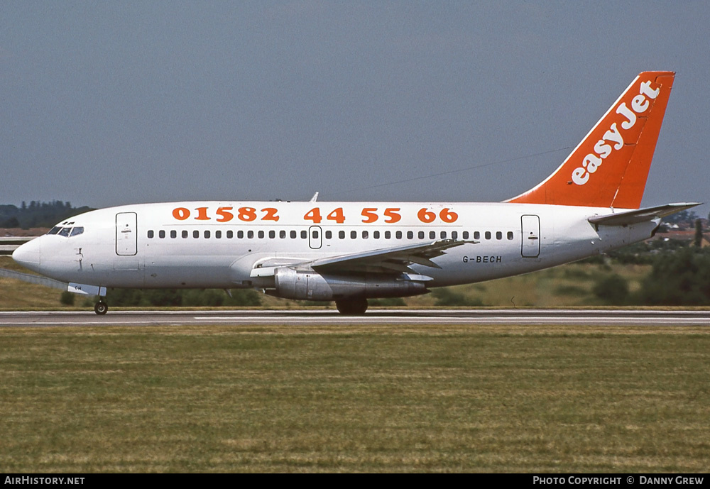 Aircraft Photo of G-BECH | Boeing 737-204/Adv | EasyJet | AirHistory.net #240339