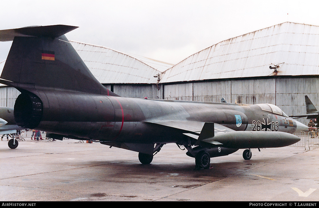 Aircraft Photo of 2603 | Lockheed F-104G Starfighter | Germany - Air Force | AirHistory.net #240359