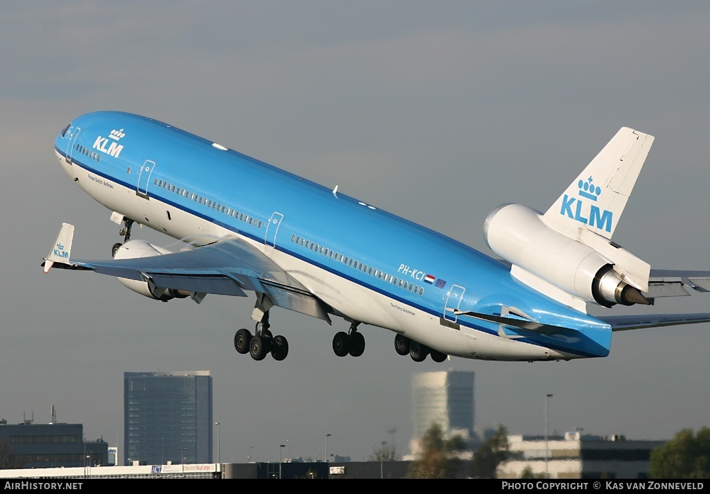 Aircraft Photo of PH-KCI | McDonnell Douglas MD-11 | KLM - Royal Dutch Airlines | AirHistory.net #240363