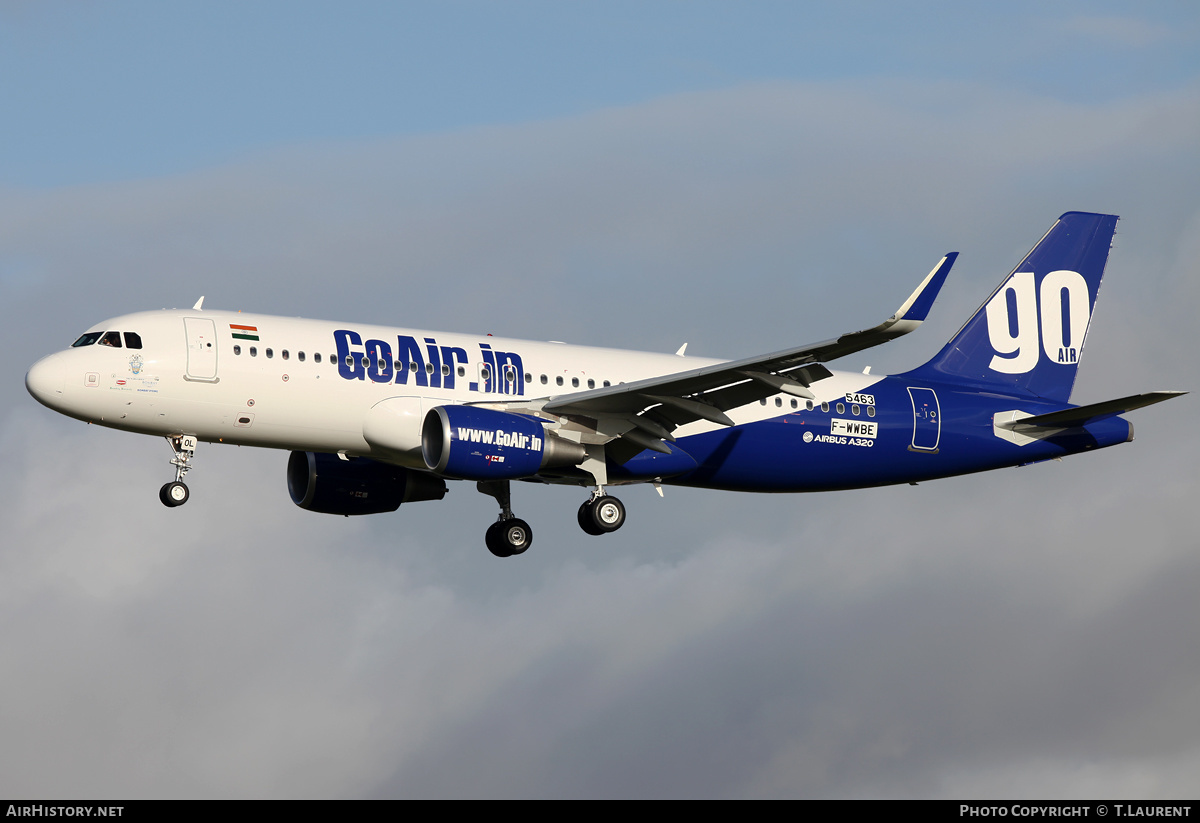 Aircraft Photo of F-WWBE | Airbus A320-214 | GoAir | AirHistory.net #240366