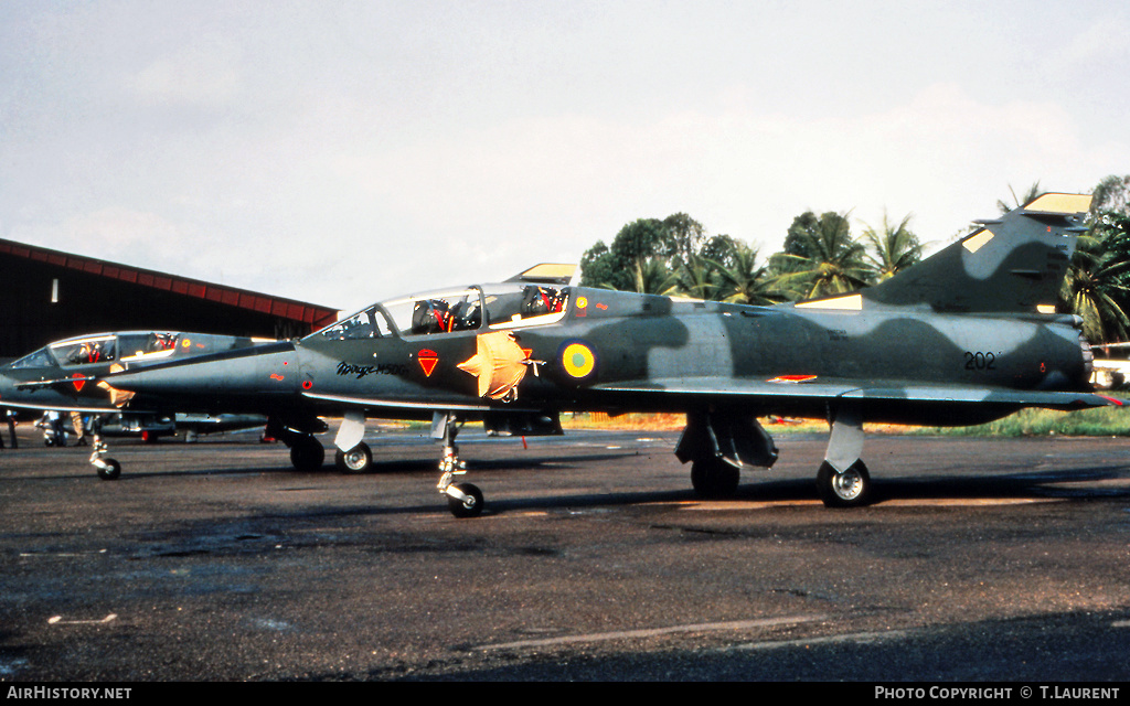 Aircraft Photo of 202 | Dassault Mirage 5DG | Gabon - Air Force | AirHistory.net #240374