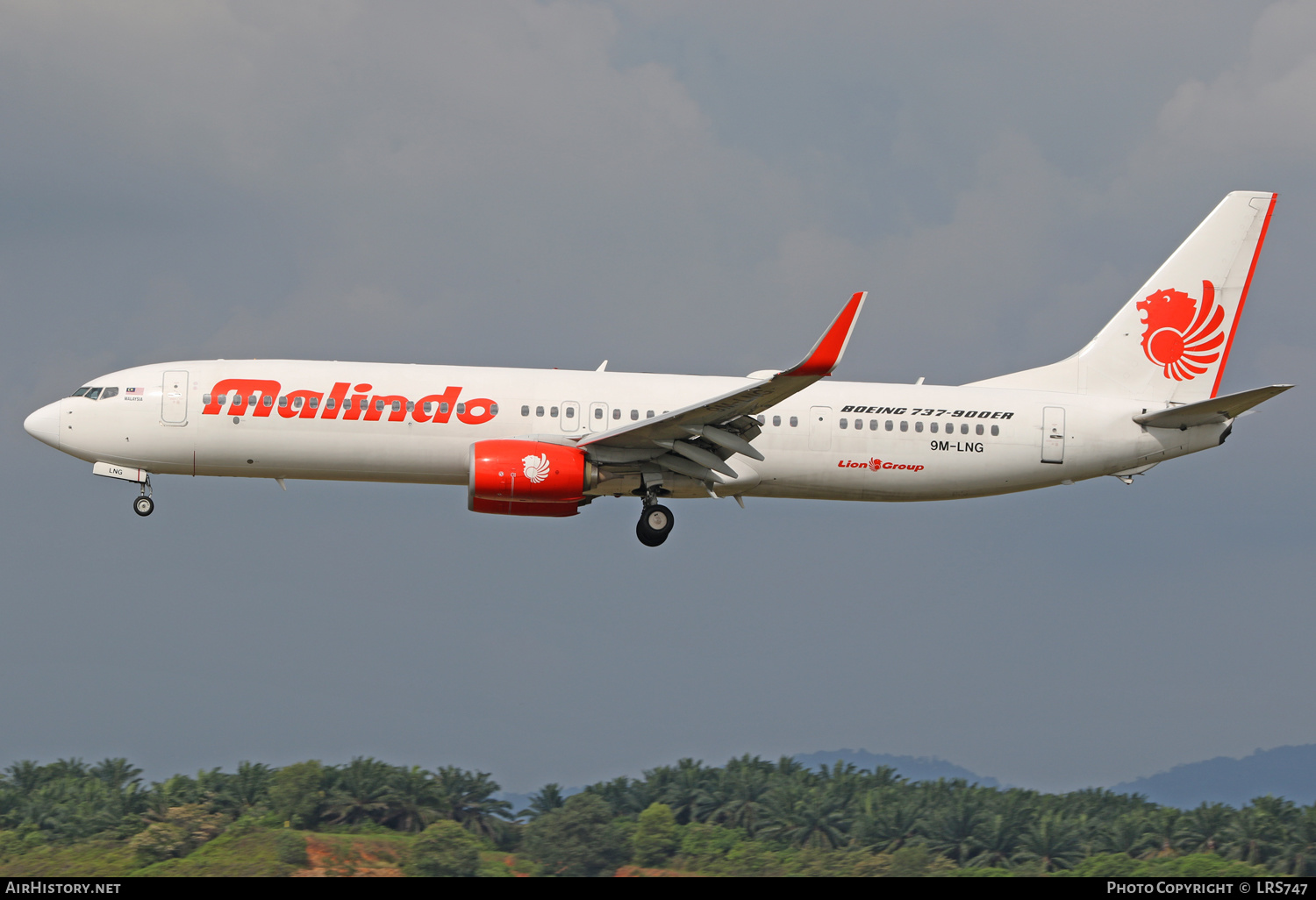 Aircraft Photo of 9M-LNG | Boeing 737-9GP/ER | Malindo Air | AirHistory.net #240386
