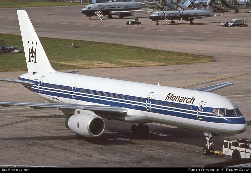 Aircraft Photo of G-MONE | Boeing 757-2T7 | Monarch Airlines | AirHistory.net #240400
