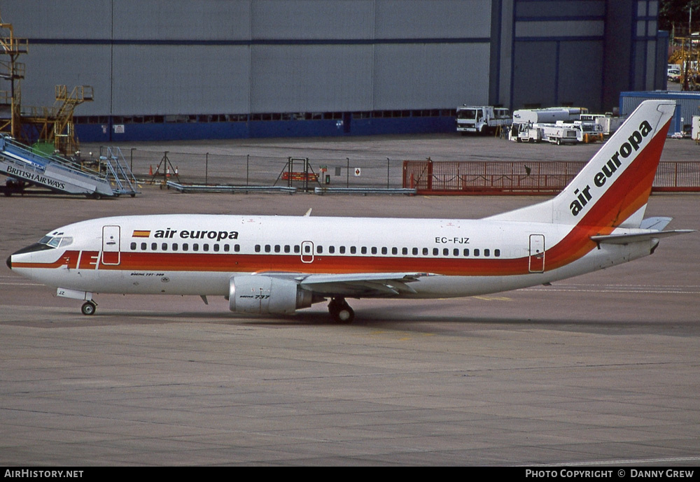 Aircraft Photo of EC-FJZ | Boeing 737-3Y0 | Air Europa | AirHistory.net #240404