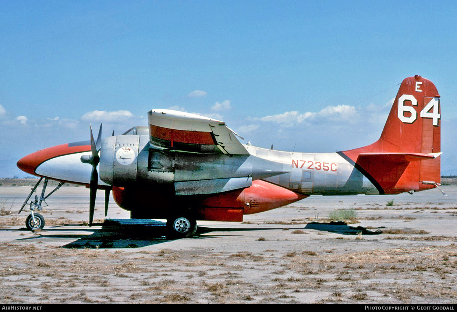 Aircraft Photo of N7235C | Grumman F7F-3P/AT Tigercat | TBM | AirHistory.net #240453