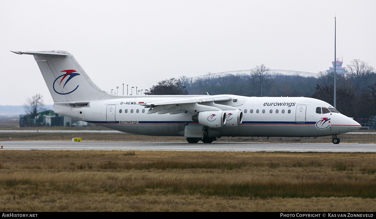 Aircraft Photo of D-AEWB | British Aerospace BAe-146-300 | Eurowings | AirHistory.net #240472