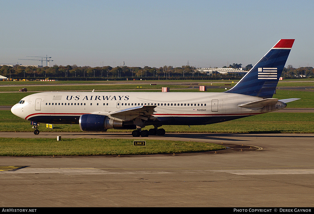 Aircraft Photo of N245AY | Boeing 767-201/ER | US Airways | AirHistory.net #240483