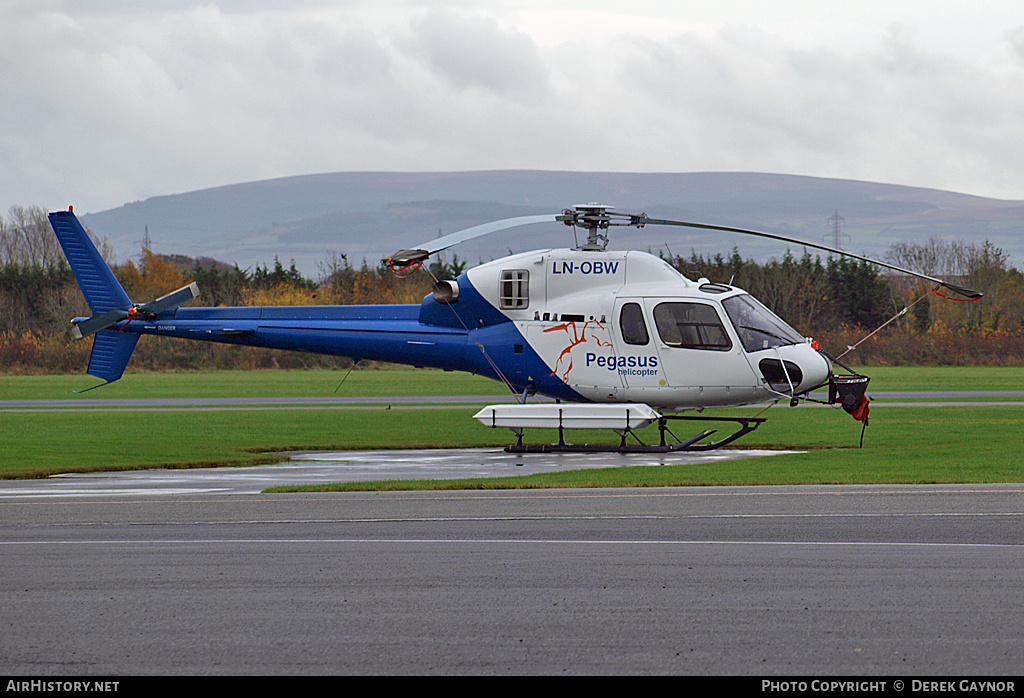 Aircraft Photo of LN-OBW | Aerospatiale AS-355N Ecureuil 2 | Pegasus Helicopter | AirHistory.net #240486