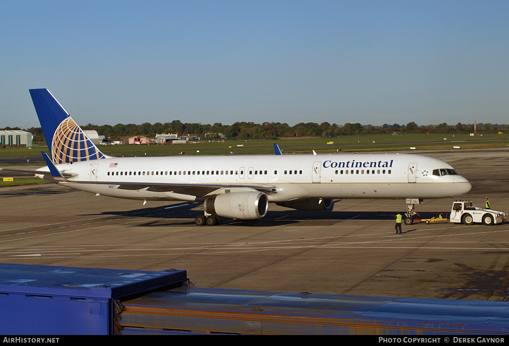 Aircraft Photo of N19141 | Boeing 757-224 | Continental Airlines | AirHistory.net #240494