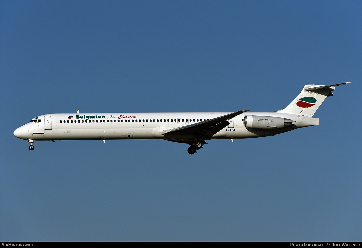 Aircraft Photo of LZ-LDT | McDonnell Douglas MD-82 (DC-9-82) | Bulgarian Air Charter | AirHistory.net #240513